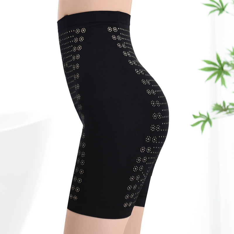 Magnetic therapy graphene high waist body shaper abdomen butt lifter seamless shaping panties women's magnetic underwear