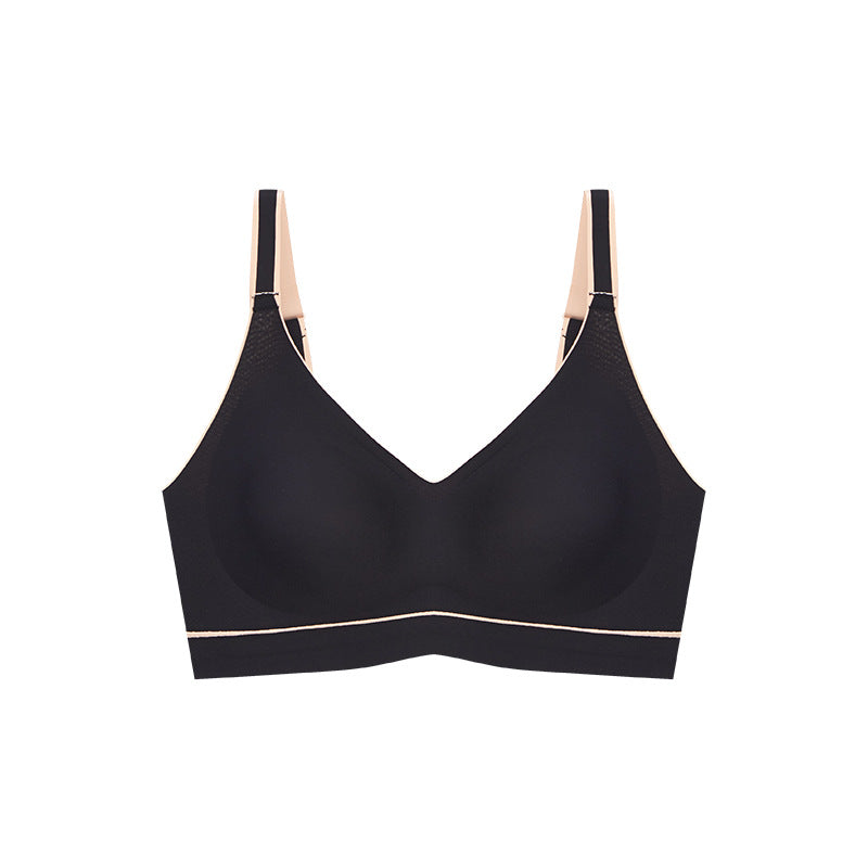 One Piece Wireless Push Up Sexy Young Girls Seamless Ladies Camisole Latex Bra for Women Brassiere