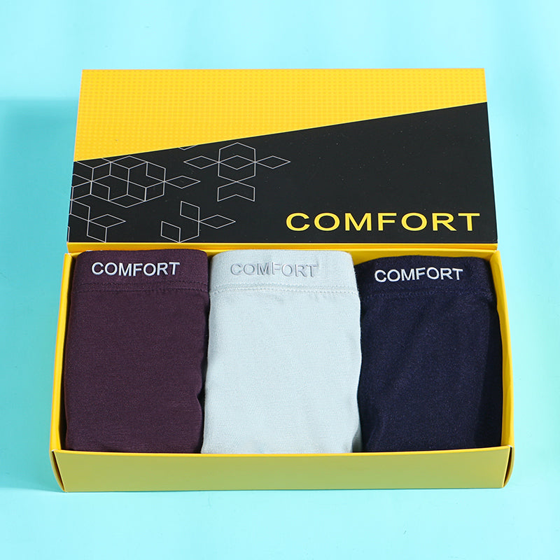 Men's Underwear Lightweight Breathable Boyshort High Elastic Briefs Male Comfortable Seamless Underpants