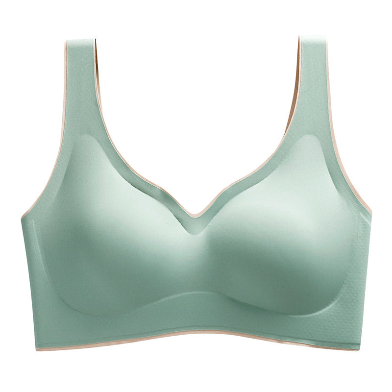 Hot Selling Sports Bra Women's Wire-Free Push Up Laser Cut Bralette Comfortable Vest Style Underwear