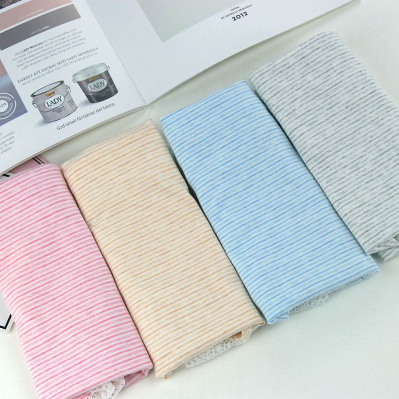 High quality cotton striped pregnant women's briefs high waist lace adjustable belly support maternity panties