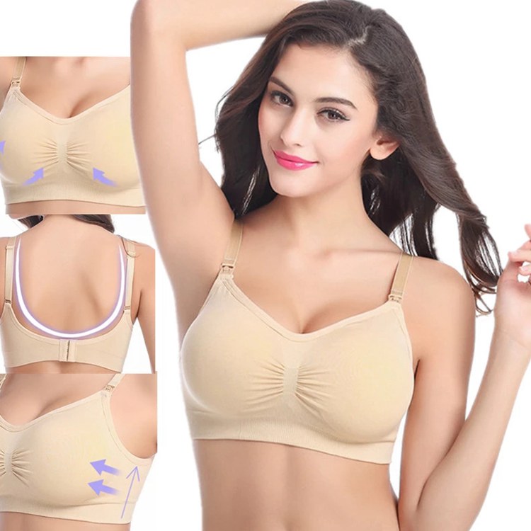 Women sexy pregnant underwear removable padded motherhood pregnancy seamless maternity breastfeeding bra