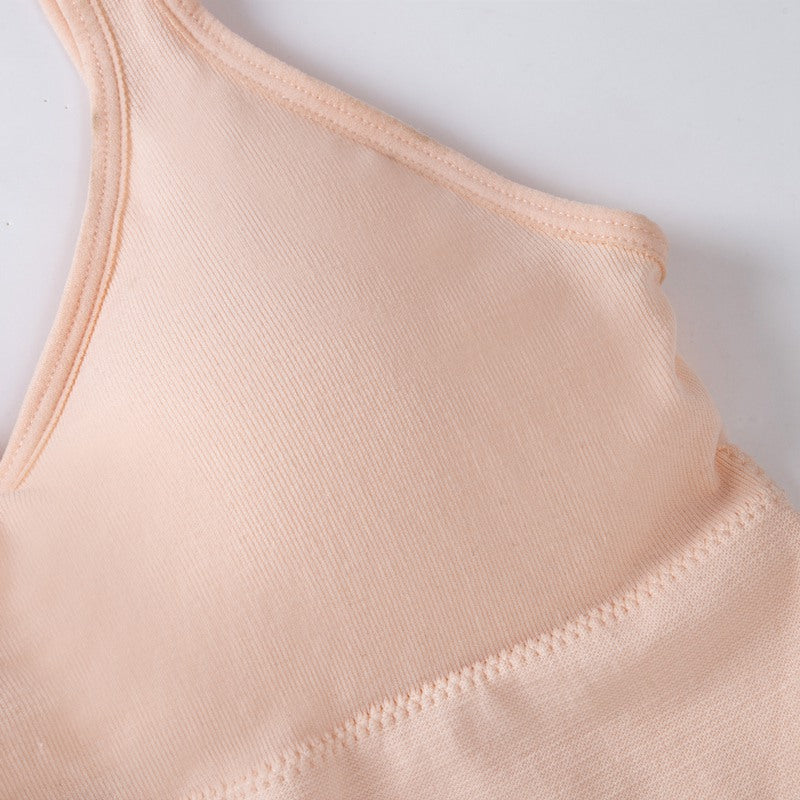 Soft Bralette Removable Padded Yoga Top Camisole Bras Sports Bra Skin-Friendly Lightweight Bra Nylon Spandex Women Crop Tank