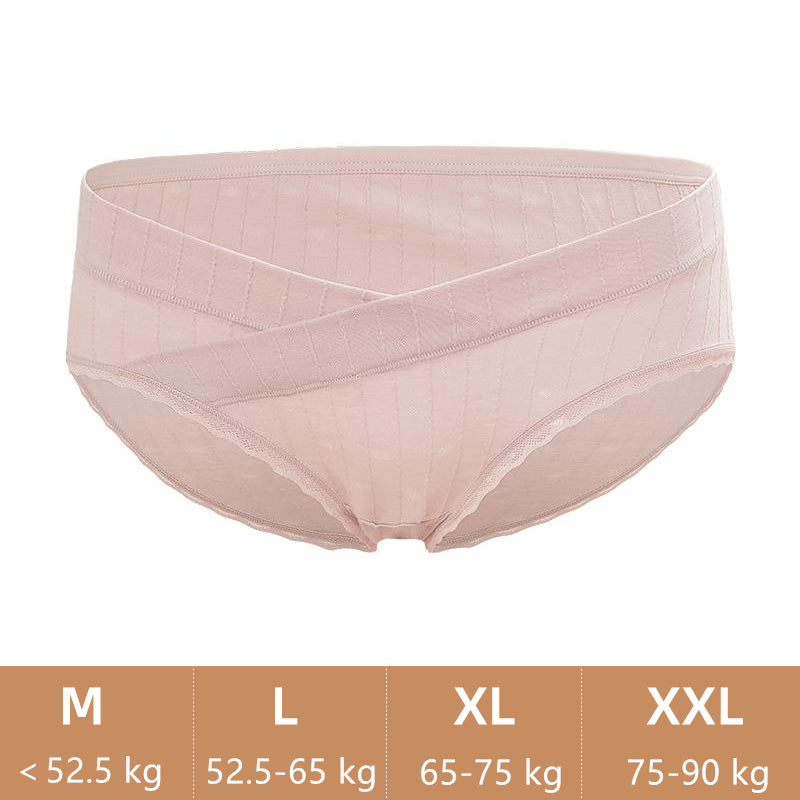 High Quality Postpartum Underpants Women Breathable Under Bump Maternity Underwear Cotton Bikini Pregnancy Panties