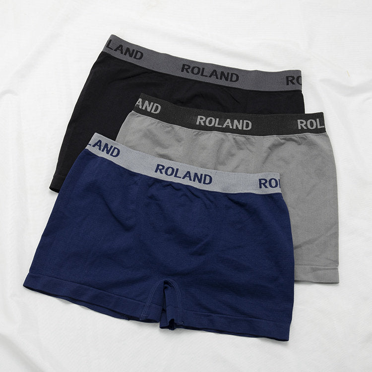 Hot Seamless Underpants Compressed Boxer Shorts Ergonomic Design Custom Logo Boxer Briefs Front with Pouch