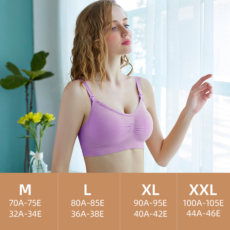 Adjustable straps nursing bras big sizes motherhood maternity nursing bra breathable pregnant women breast feeding bra