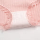 Pregnant women high waist belly lift maternity panties plus size cotton lace over bump briefs