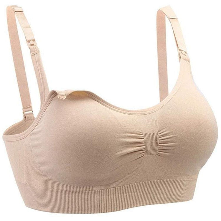 Plus Size Nursing Bra Breathable Women Breastfeeding Underwear Seamless Active Nursing Bra