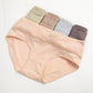 Generic pregnant postpartum women's U shape low waist underwear breathable cotton silk under bump maternity panties