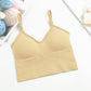 Women sports bra backless U-shaped camisole sexy removable padded yoga top wire free sports bra