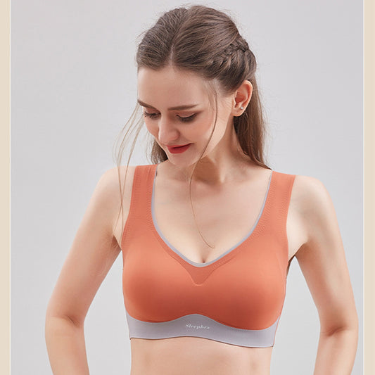 Hot Sale Sports Bra High-quality One-piece Structure Comfortable Women Bra Wire Free