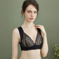 Fashion Front Buckle Bra Wire Free Vest Style Sexy Lace Push Up Bra Lingerie Soft Breastfeeding Bra Ladies