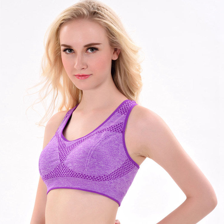 High Impact Seamless Women Outdoor Sportswear Top Professional Breathable Running Underwear Quick Drying Fitness Yoga Bra