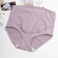 New comfortable high waist belly lift adjustable pregnant women's underwear ribbed cotton plus size maternity panties
