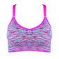 Women High Impact Push Up Underwear Tops Supportive Yoga Sports Bra Removable Pad Adjustable Straps Gym Bralette