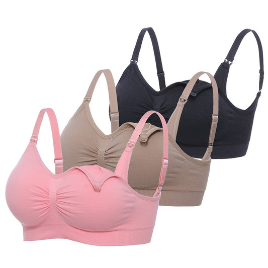 Seamless nursing sports bra motherhood maternity bra breathable pregnant women breast feeding bra