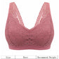 New arrival ladies elegant seamless lace underwear wireless removable pad push up vest bra