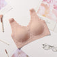 Wholesale Factory Price High Quality Comfortable Lace Bra Women Wireless Natural Latex Cup Vest Bralette Padded