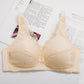 High quality push up maternity pregnant women's nursing bra wire free lace strap front opening feeding bra