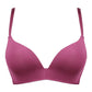 One-piece Laser Cutting Bra Wire Free Push Up Bra Underwear Women's Comfortable Sexy Lingerie Triangle Cup Japanese Style