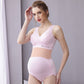 Women's Maternity Panties High Waist Underwear Pregnancy Solid Color Soft Hipster Elastic Plus Size Panties Over Bump