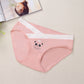 Pregnant Women's Underwear Low Waist Under The Bump Briefs Fits Nicely Cute Cartoon Maternity Panties