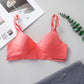 Hot sale women's underwear deep v push up bra removable padded thin cup underwire double adjustable straps seamless bra