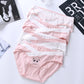 Wholesale 4 Pieces Women Cotton Low Waist Front Criss-Cross Pregnancy Panties Under Bump Maternity Underpants Postpartum Briefs