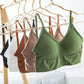 U back Removable padded chest sports Tube Top Wrapped Chest Girl Lady Vest Sexy Seamless Sport Bra
