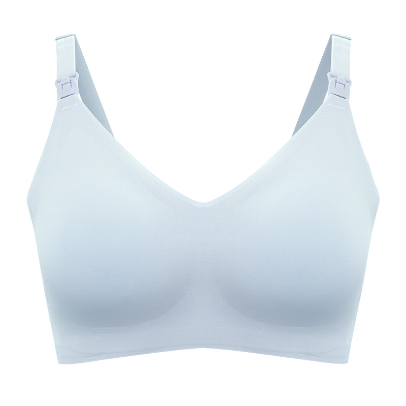 Hot Selling Women Front Open Button Breastfeeding Bras One-piece Convenient Feeding Pregnancy Maternity Nursing Bra