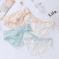 Wholesale 4 Pieces Women Cotton Low Waist Front Criss-Cross Pregnancy Panties Under Bump Maternity Underpants Postpartum Briefs