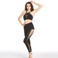 Female Sport Bra And Yoga Pants Set Sport Suit Sports Bra Legging Set Fitness Solid Seamless Yoga leggings top set