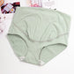 New comfortable high waist belly lift adjustable pregnant women's underwear ribbed cotton plus size maternity panties
