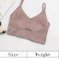 U back Removable padded chest sports Tube Top Wrapped Chest Girl Lady Vest Sexy Seamless Sport Bra
