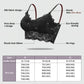 Women Camisole Bra Lace Bralette With Removable Padded Cotton Sleep Bra Soft Lace Floral Crop Top Bralette