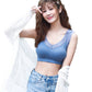 Seamless girls wireless bra ladies removable padded sleep bra lace bralette women elastic push up wholesale soft brassiere