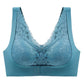 Front Closure Fashionable Lace Bra Ladies Sexy Push Up Bra Laser Cut Adjustable Corrector Bralette