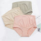 New comfortable high waist belly lift adjustable pregnant women's underwear ribbed cotton plus size maternity panties