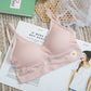 Ladies bralette daisy print camisole bra wire free yoga bra removable padded ribbed bra
