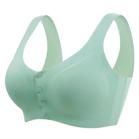 High-Quality Laser Cutting Breastfeeding Nursing Bra Removable Padded Women Wireless Natural Latex Cup Vest Bralette Plus Size