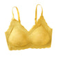 Thailand Latex Sling Lace Bra Without Steel Ring One Piece No Trace Comfortable Small Chest Gathered Underwear Female Bra Summer