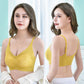 Thailand Latex Sling Lace Bra Without Steel Ring One Piece No Trace Comfortable Small Chest Gathered Underwear Female Bra Summer