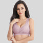 New arrival ladies elegant seamless lace underwear wireless removable pad push up vest bra