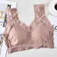 Seamless girls wireless bra ladies removable padded sleep bra lace bralette women elastic push up wholesale soft brassiere