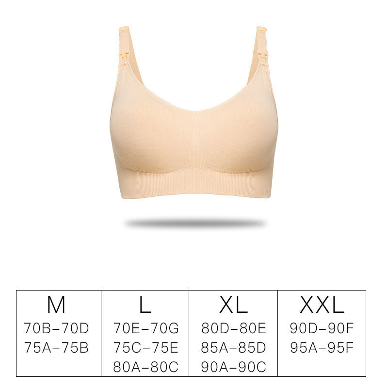 High Quality Wireless Pregnant Women Maternity Bra One-Piece Seamless Breastfeeding Bras Push Up Breathable Feeding Nursing bra