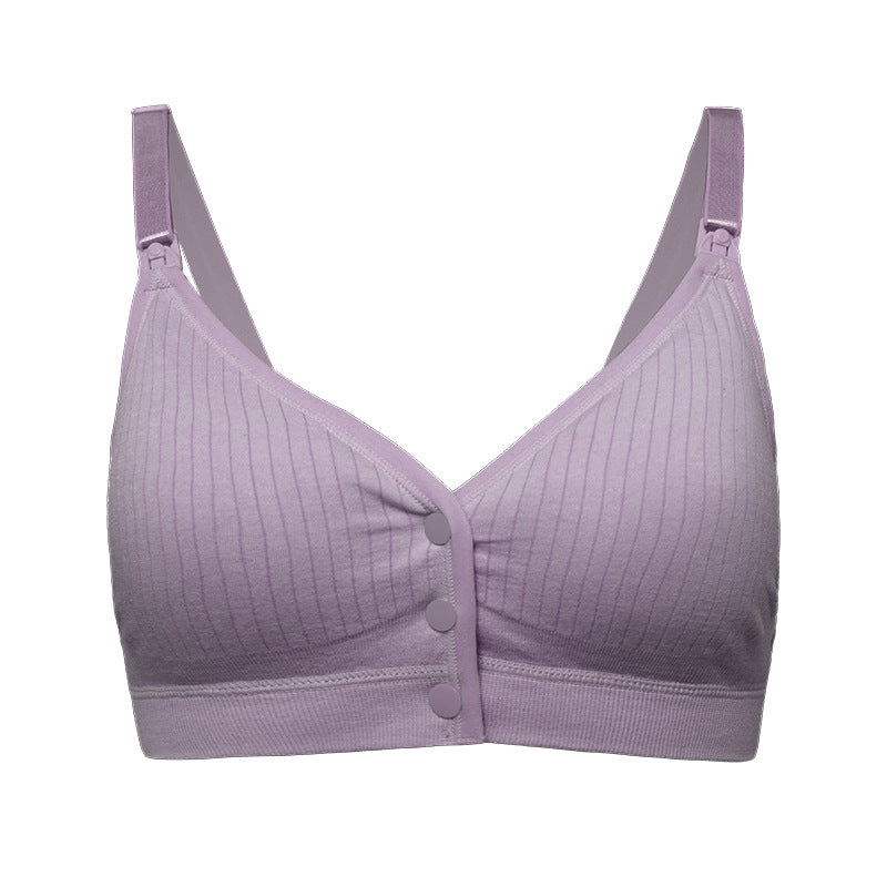 Pregnancy Nursing Bras Comfortable and Breathable Steel-free Bra Stretch Anti-pilling Maternity Bras