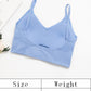 U back Removable padded chest sports Tube Top Wrapped Chest Girl Lady Vest Sexy Seamless Sport Bra