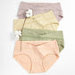 Generic pregnant postpartum women's U shape low waist underwear breathable cotton silk under bump maternity panties