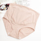 New comfortable high waist belly lift adjustable pregnant women's underwear ribbed cotton plus size maternity panties