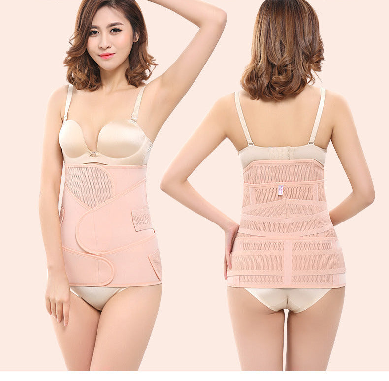 Breathable 3 in 1 Postpartum Recovery Shapewear Belly/Waist/Pelvis Belt Body Shaper Waist Trainer Belts